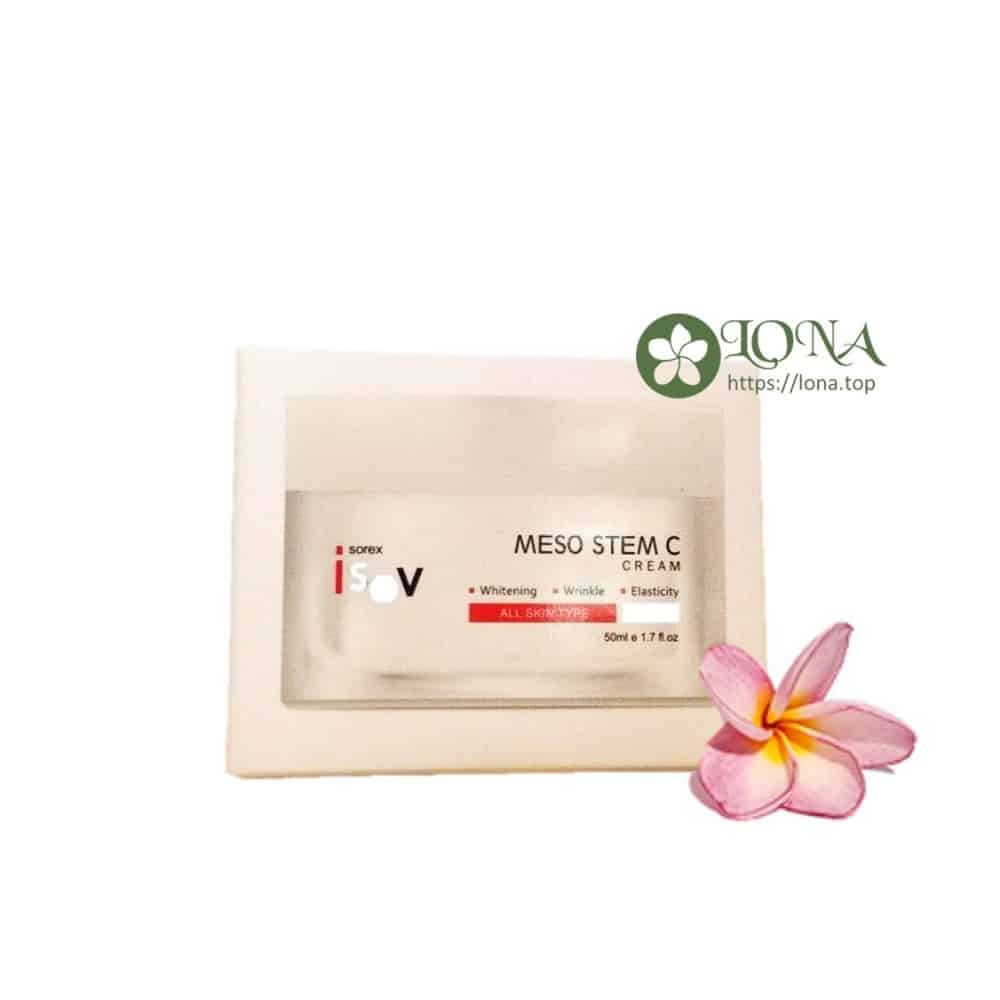 Kem trị nám Hàn Quốc Meso Stem C Cream được ứng dụng tại Lona Home Spa