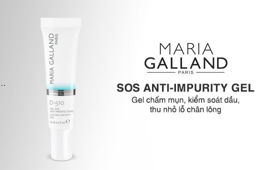 Gel chấm mụn Maria Galland SOS Anti-Impurity Gel D-510 – Sản phẩm thuộc tập đoàn Maria Galland (Pháp).