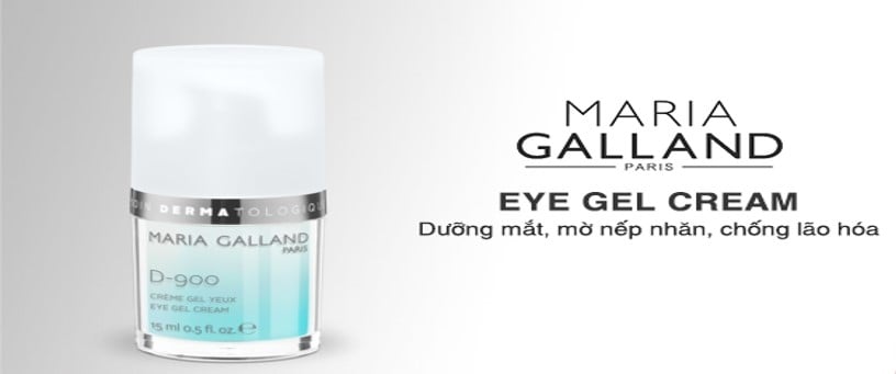 Nếp nhăn, quầng thâm, khô sạm sẽ được cải thiện tức thì với gel dưỡng mắt Maria Galland Eye Gel Cream D-900.