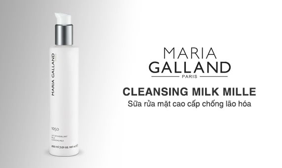Sữa rửa mặt Maria Galland Mile Cleansing Milk 1050 – Sữa rửa mặt cao cấp dành cho phái đẹp.