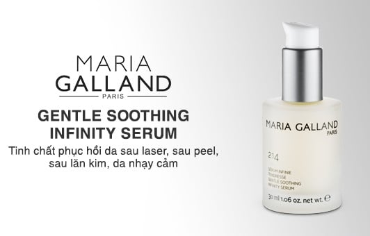 Tinh chất Maria Galland Gentle Soothing Infinity Serum 214 – Tinh chất dành cho da nhạy cảm, bị kích ứng.