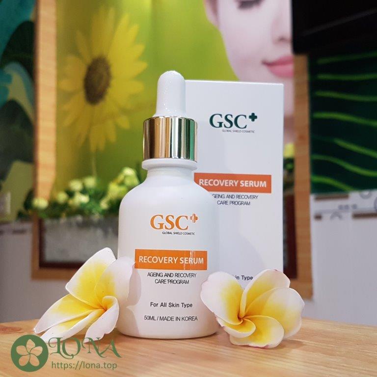 Serum dưỡng da GSC với thành phần lành tính phù hợp cho làn da nhạy cảm .