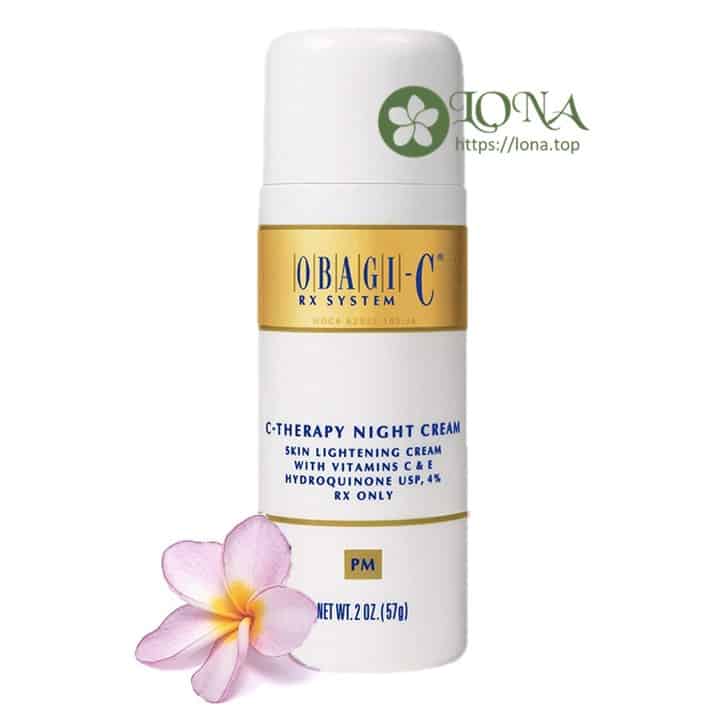 Obagi C Rx C Therapy Night Cream giúp da sáng bừng sau 1 đêm