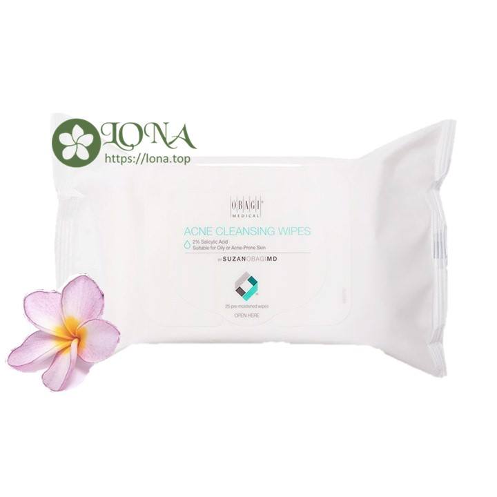 obagi suzanobagimd acne cleansing wipes